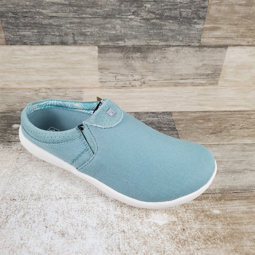 Spenco Siesta Nuevo Womens Slide Shoes Sz 7.5 B Blue Comfort Slip On Round Toe